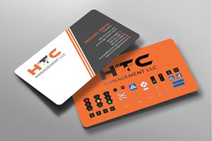 Business Card Design by chandrayaan.creative for HTC Management LLC | Design: #28464819