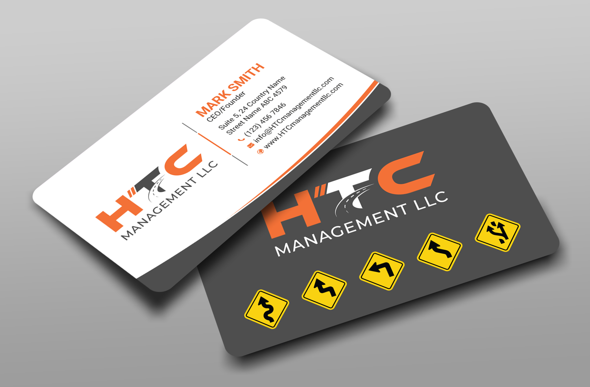 Business Card Design by Uttom 2 for HTC Management LLC | Design #28459473