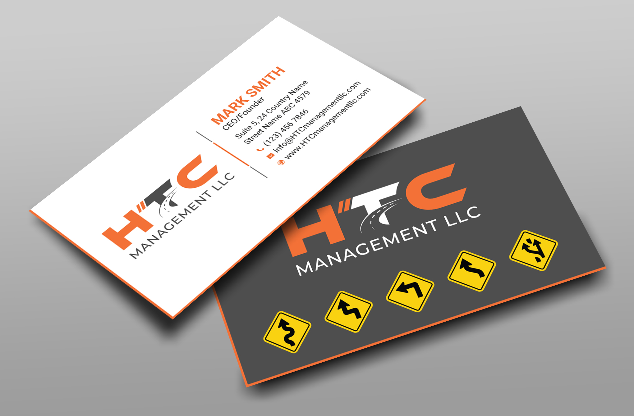 Business Card Design by Uttom 2 for HTC Management LLC | Design #28459475