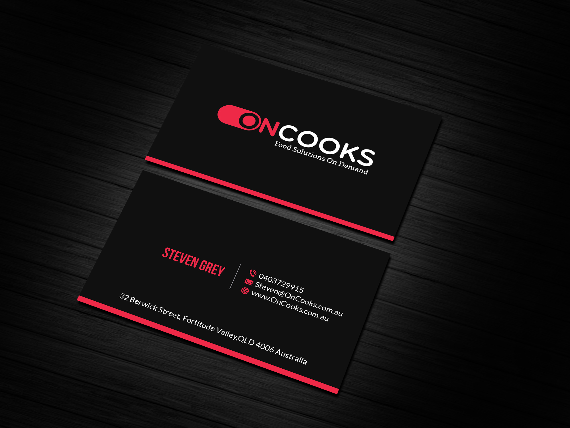 Visitenkarten-Design von Creations Box 2015 für Contented Kitchens Pty Ltd | Design #28492394