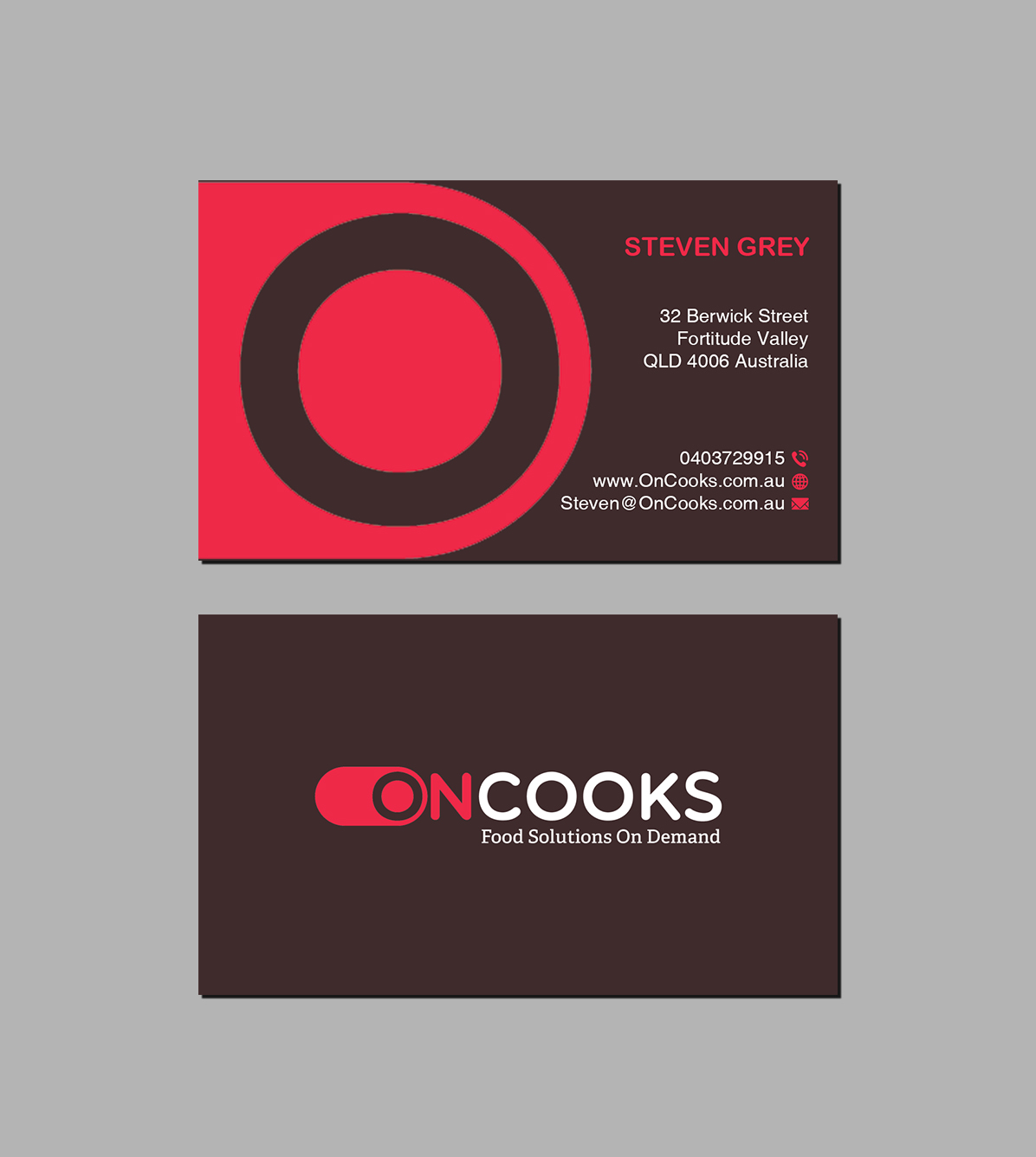 Visitenkarten-Design von Creations Box 2015 für Contented Kitchens Pty Ltd | Design #28492410