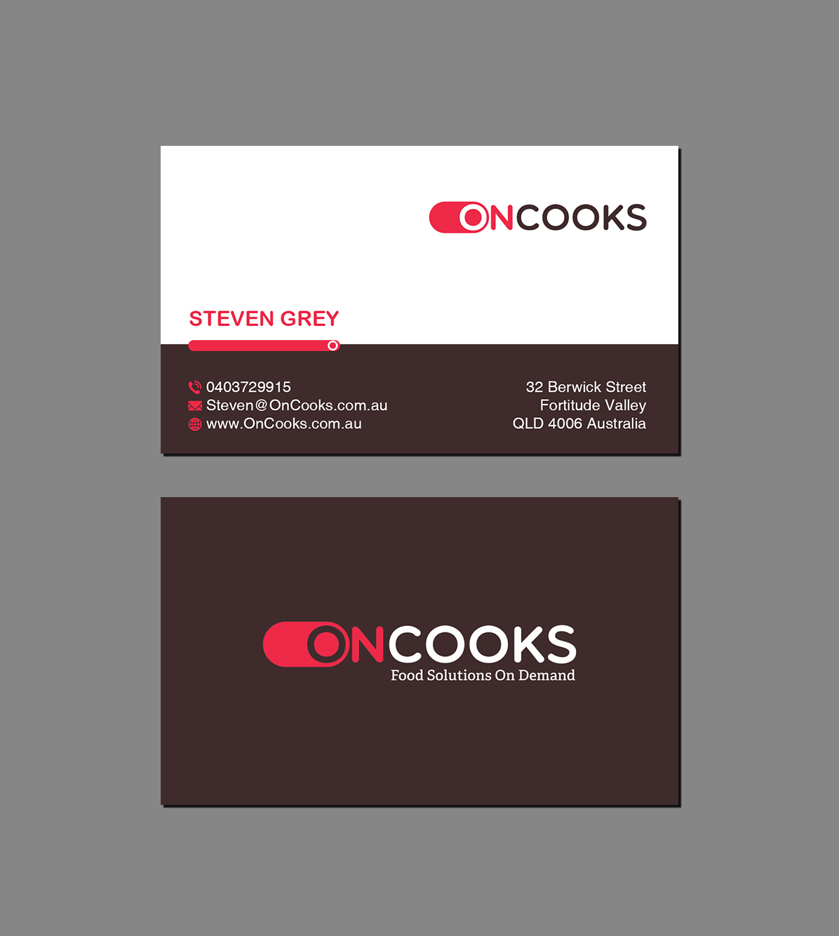 Visitenkarten-Design von Creations Box 2015 für Contented Kitchens Pty Ltd | Design #28492411