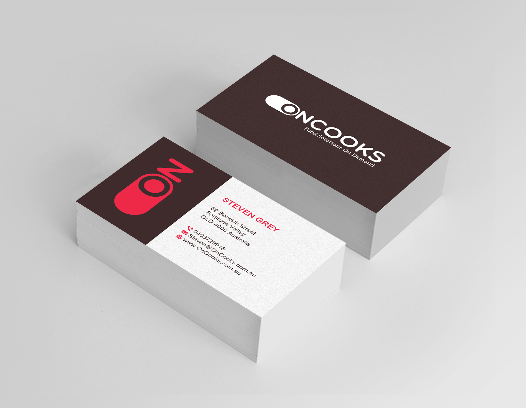 Visitenkarten-Design von Creations Box 2015 für Contented Kitchens Pty Ltd | Design #28492416