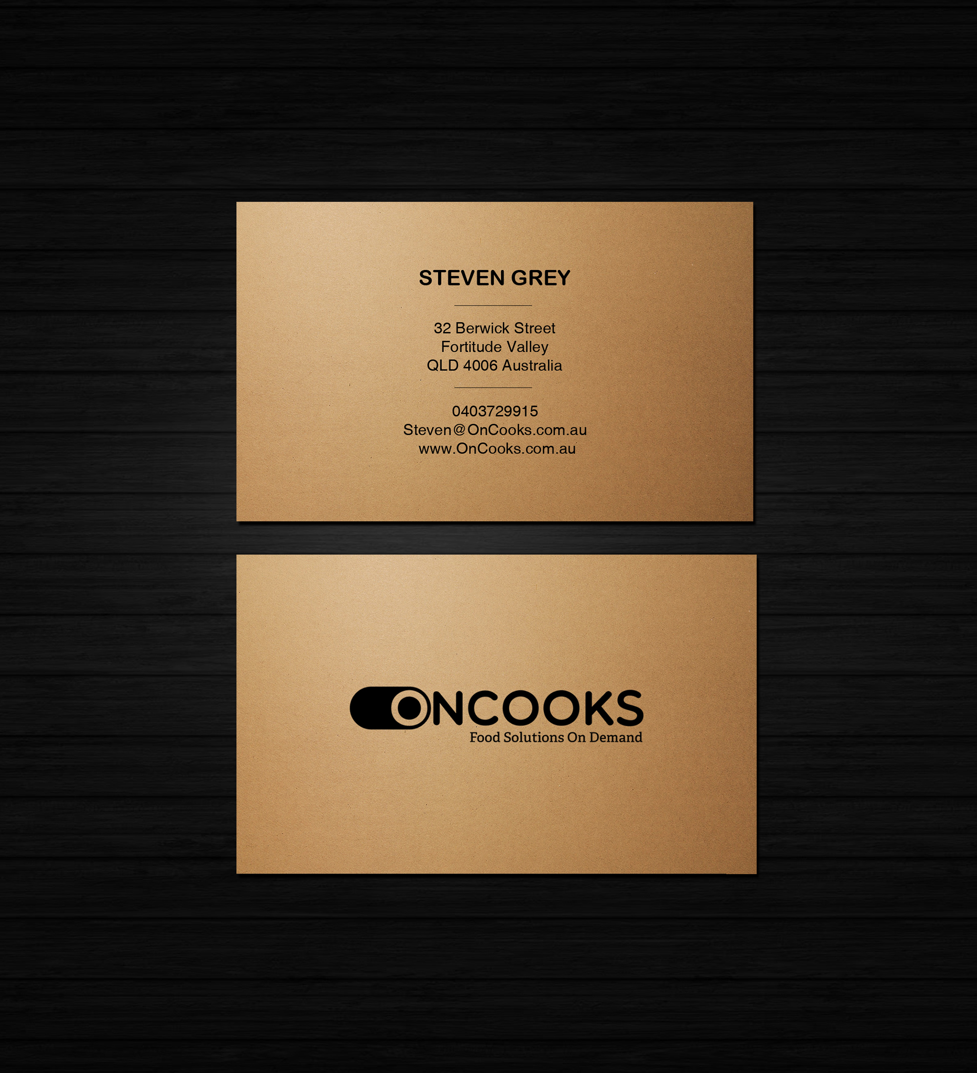 Business Card Design by Creations Box 2015 for Contented Kitchens Pty Ltd | Design #28492720
