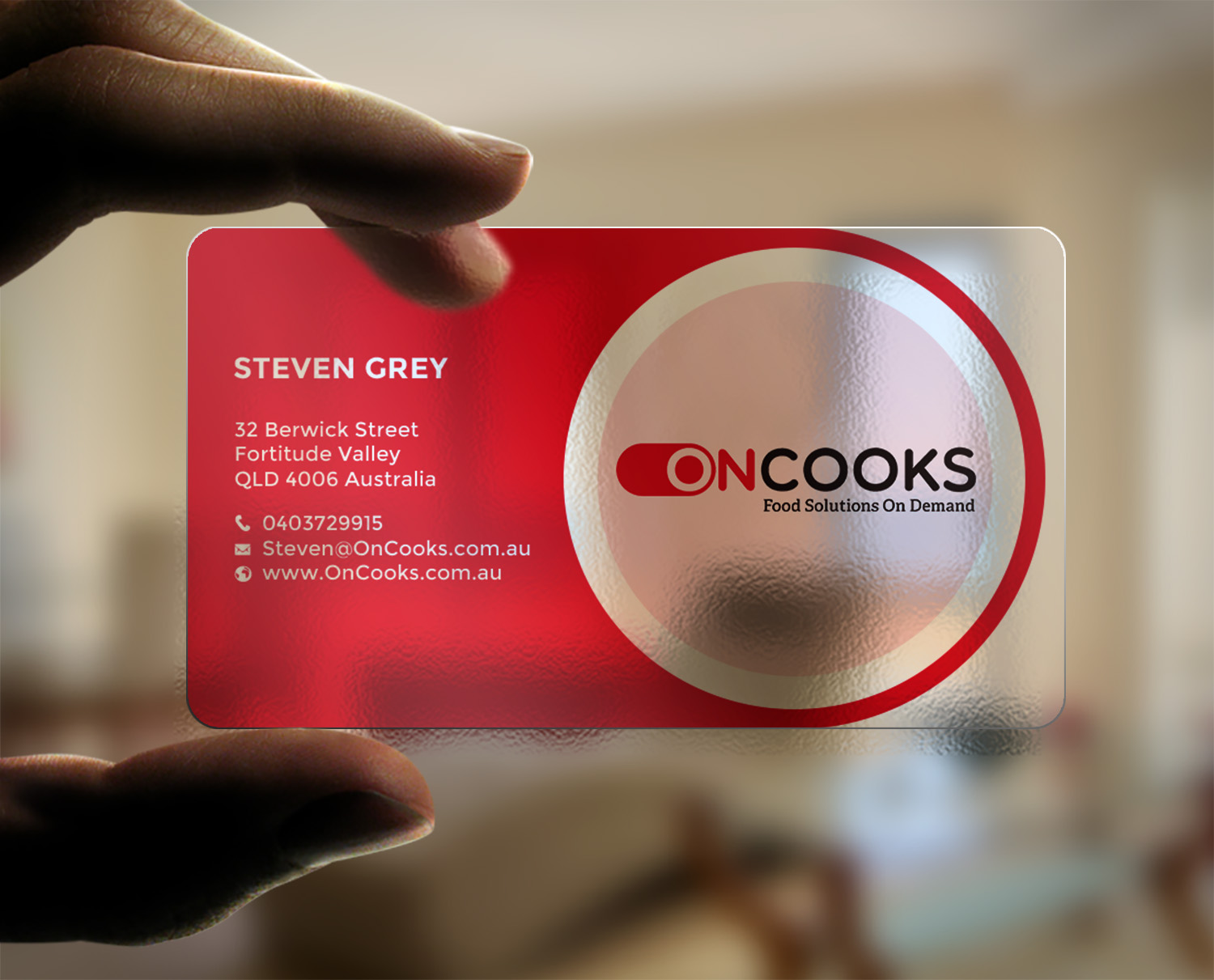 Business Card Design by chandrayaan.creative for Contented Kitchens Pty Ltd | Design #28481723