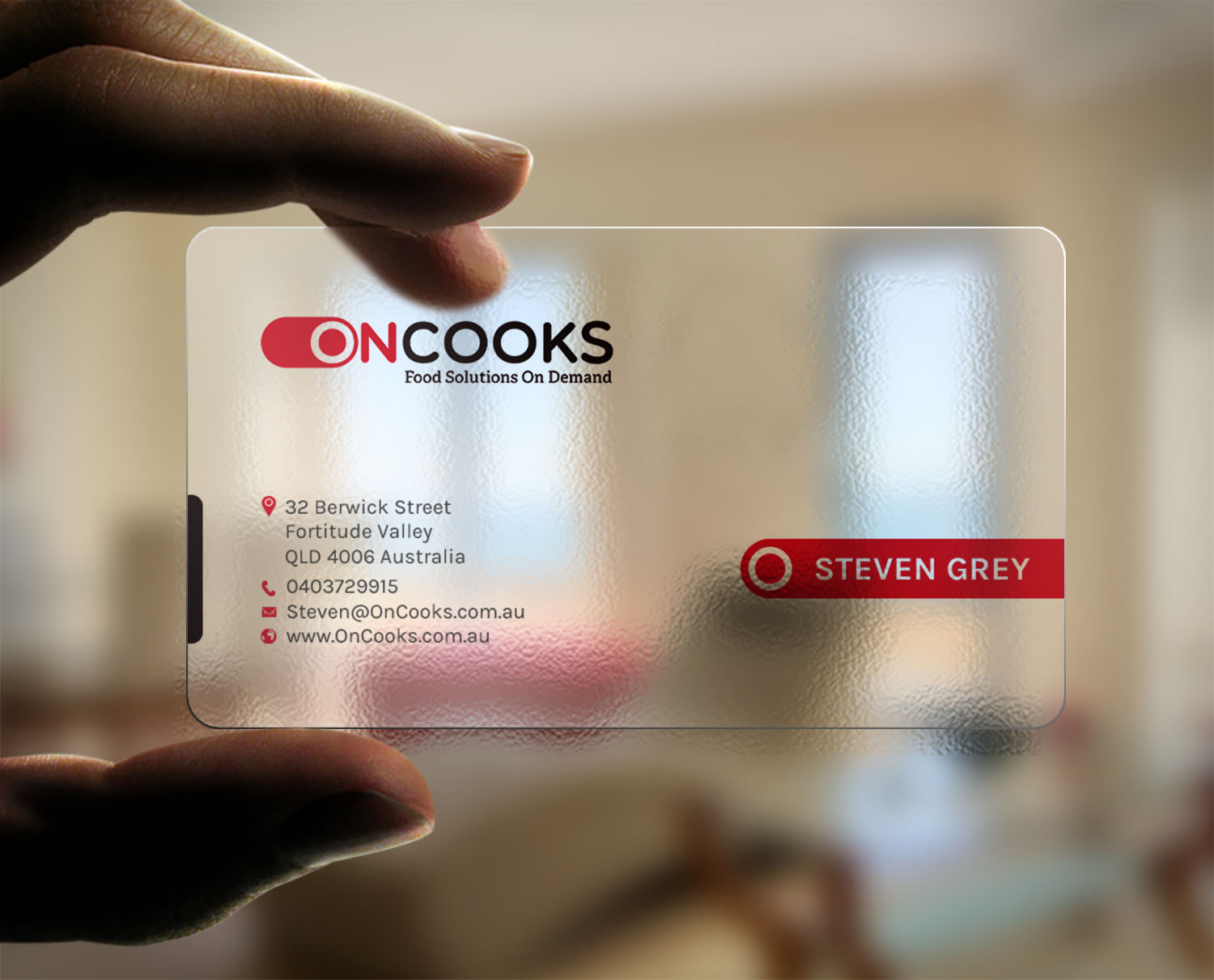 Visitenkarten-Design von chandrayaan.creative für Contented Kitchens Pty Ltd | Design #28483225