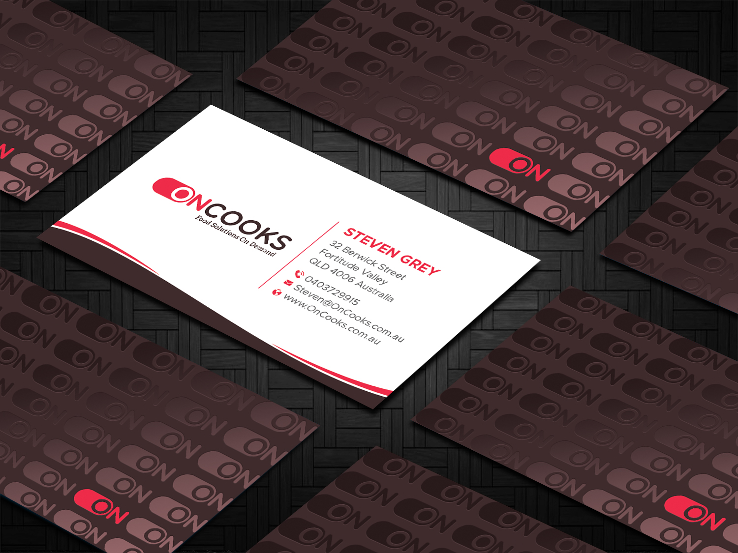 Visitenkarten-Design von DesignShout für Contented Kitchens Pty Ltd | Design #28487109