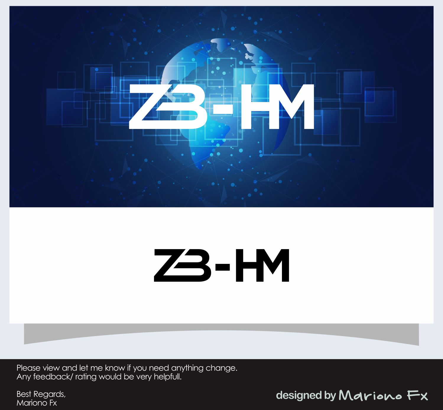 Logo Design by Mariono Fx for ZB-HM | Design #28460885
