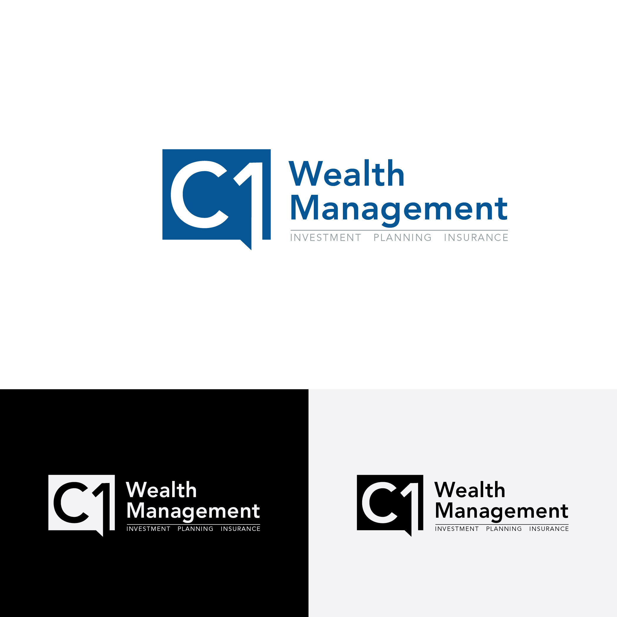 Diseño de Logo por ILLUSTRATOR PRO para C 1 Wealth Management | Diseño #28491419