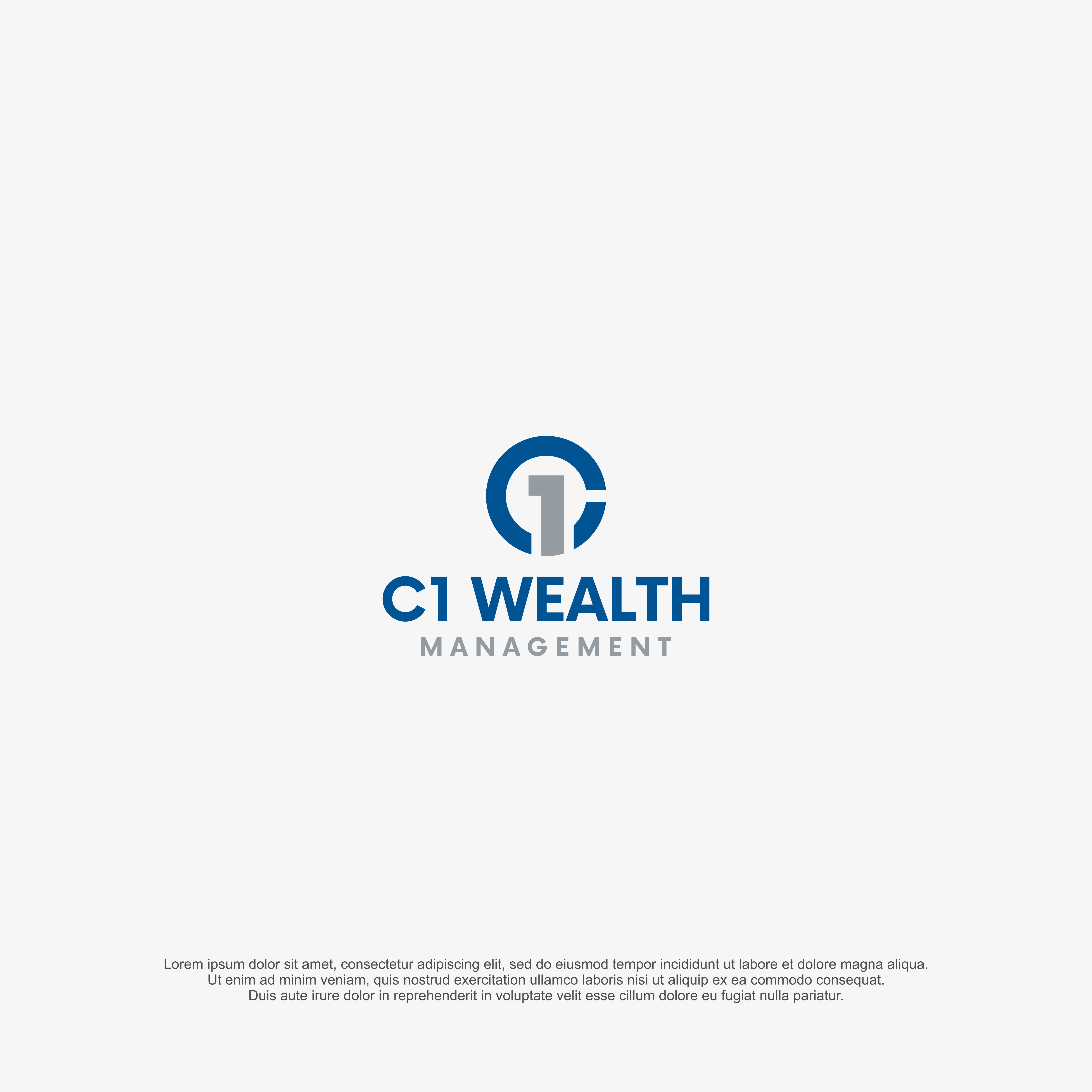 Design de Logo par R!CKY pour C 1 Wealth Management | Design #28488578