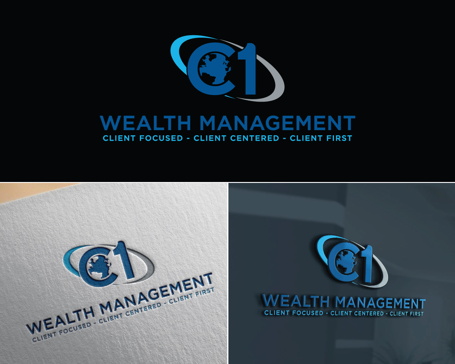 Logo Design by Atec for C 1 Wealth Management | Design #28472021