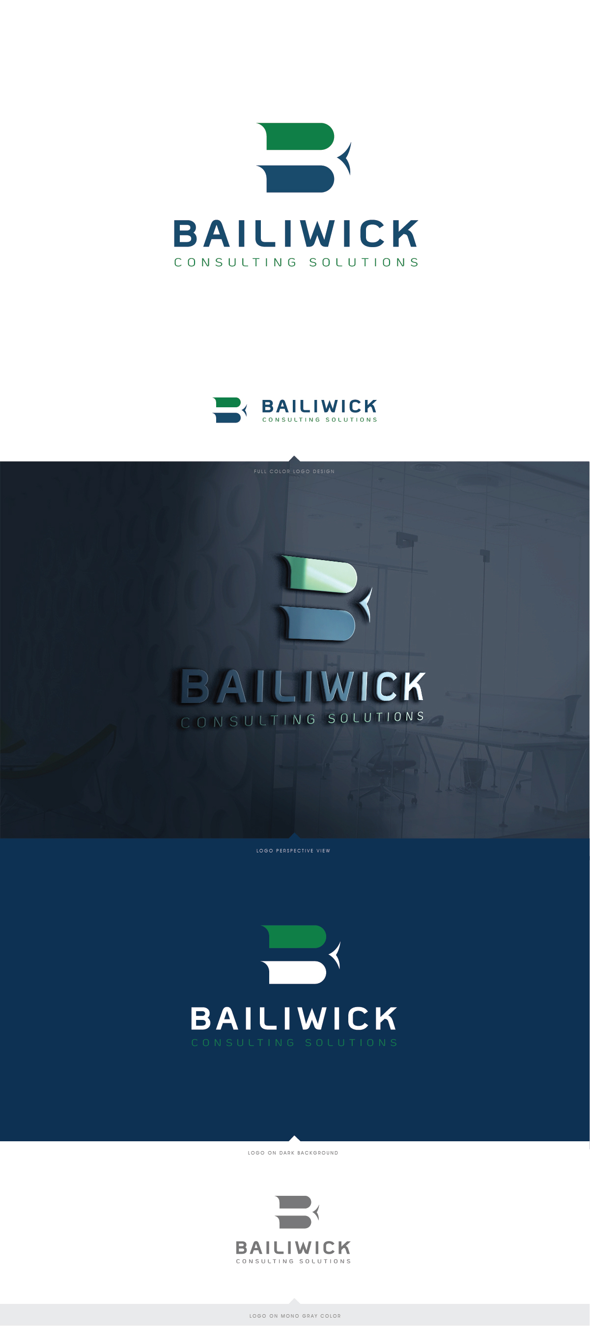 Diseño de Logo por LaGregz para Bailiwick Consulting Solutions | Diseño #28469323