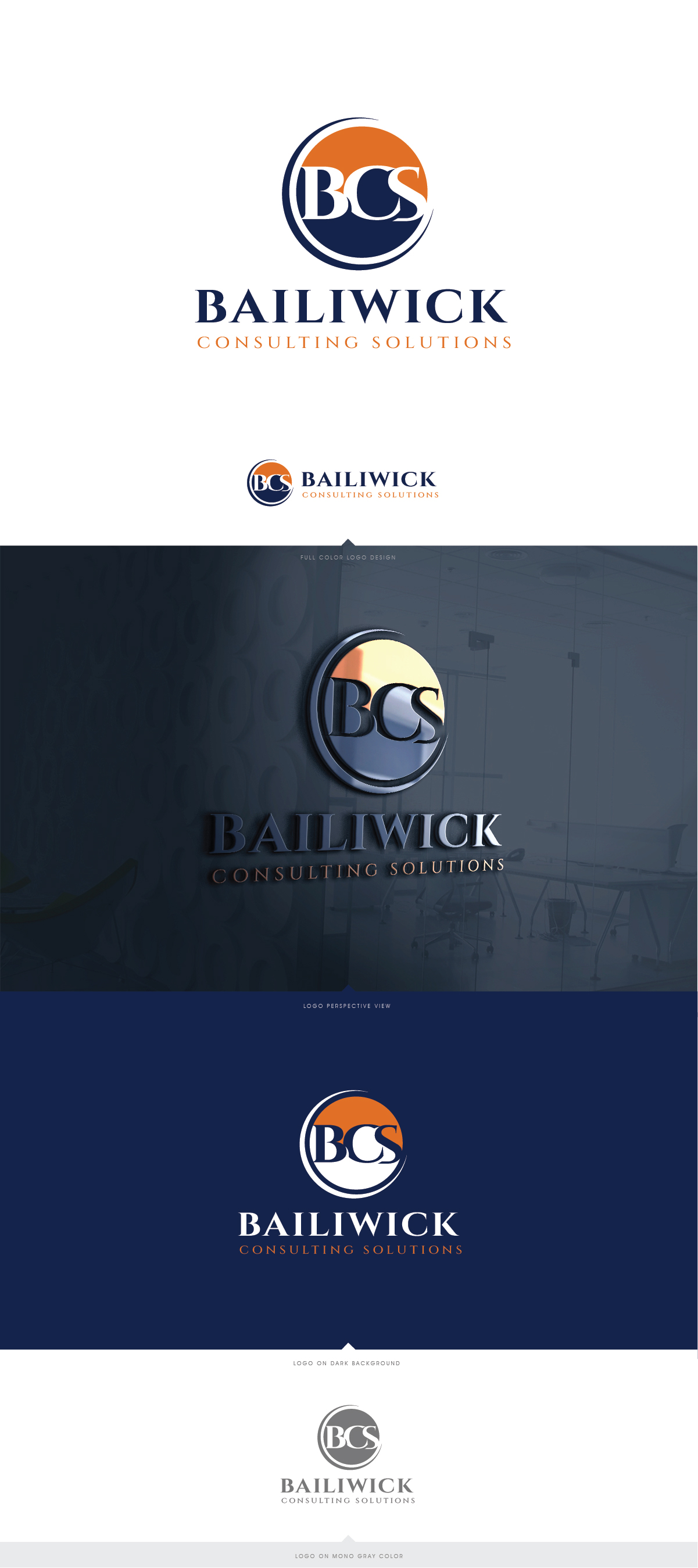 Logo Design by LaGregz for Bailiwick Consulting Solutions | Design #28469327