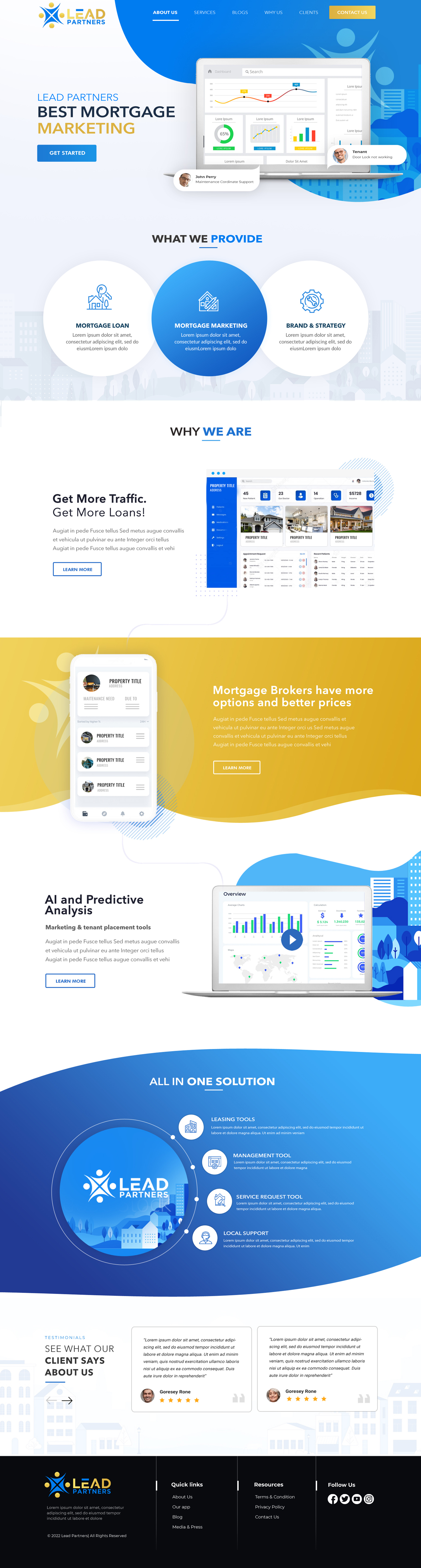 Web Design by Blue Sparrow for this project | Design #28475189