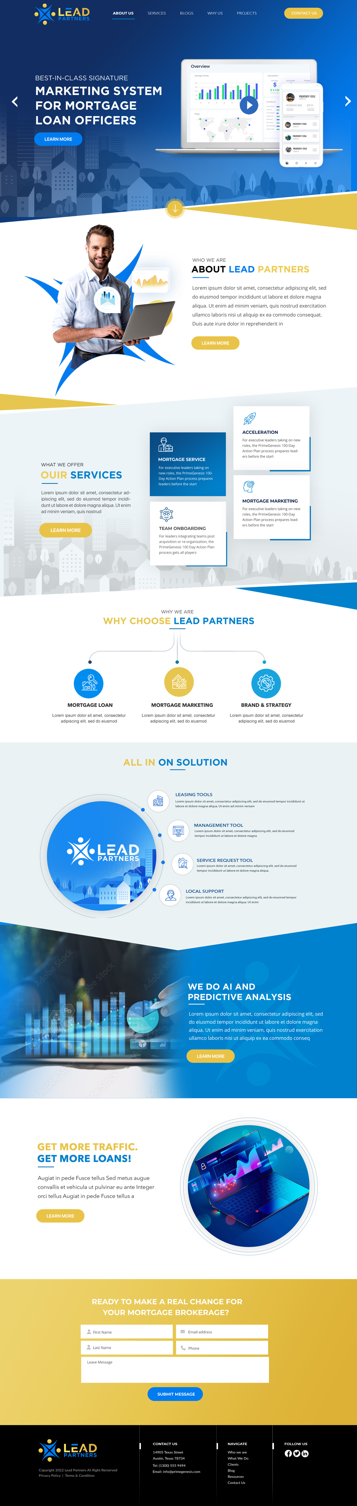 Web Design by Blue Sparrow for this project | Design #28657279