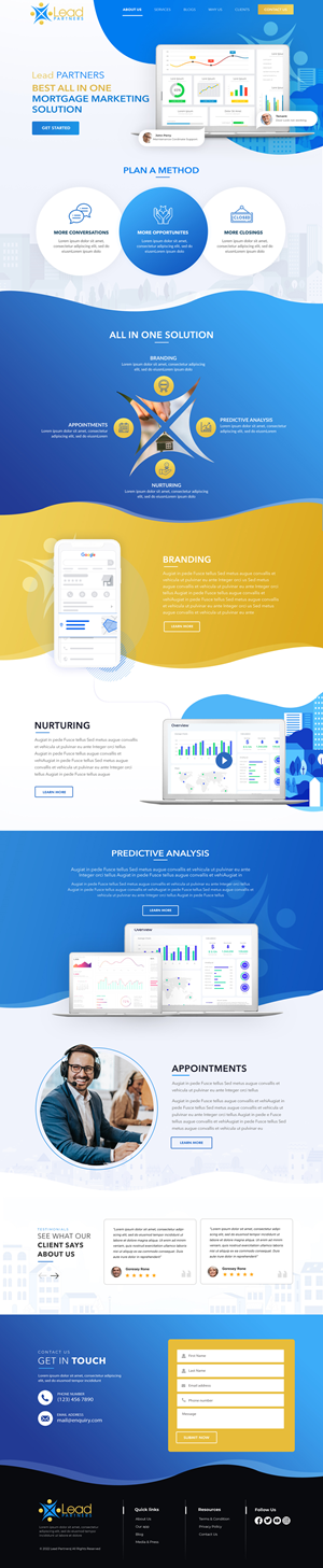 Web Design by Blue Sparrow for this project | Design: #29304733