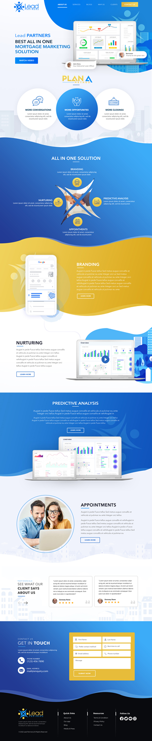 Web Design by Blue Sparrow for this project | Design: #29309368
