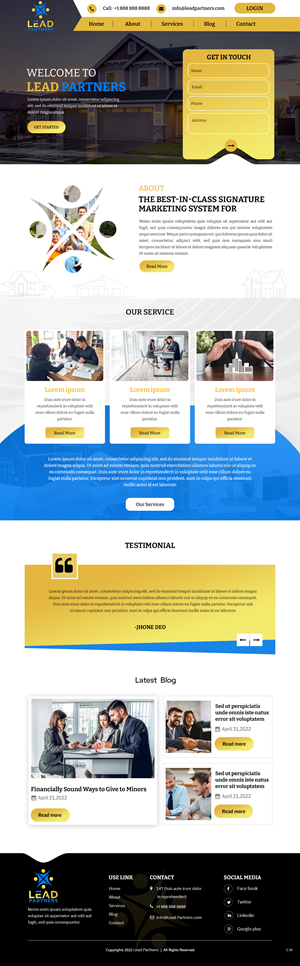 Web Design by pb for this project | Design: #28466430