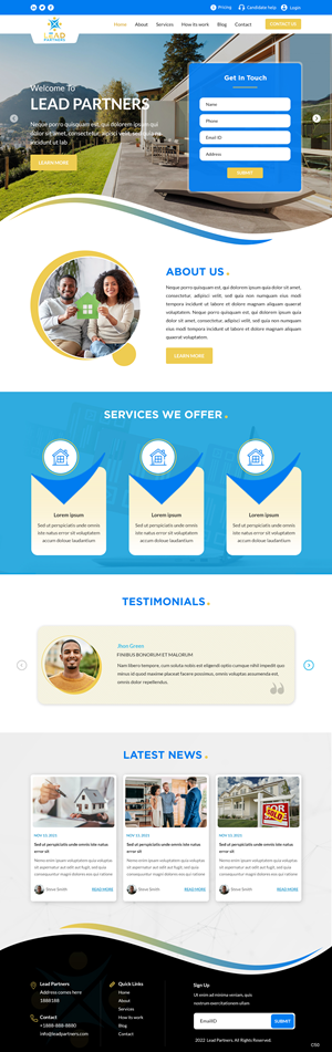 Web Design by pb for this project | Design: #28466436