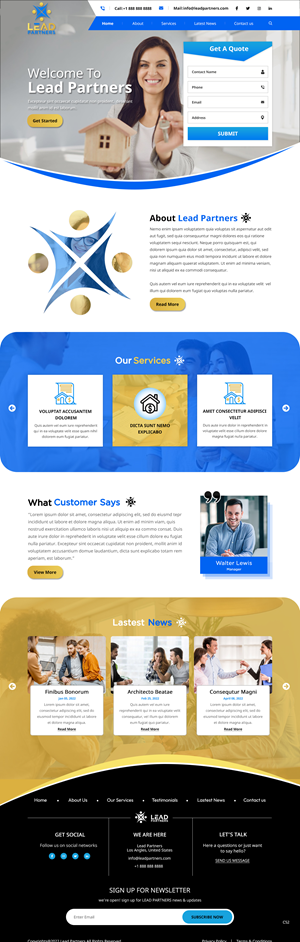 Web Design by pb for this project | Design: #28466439
