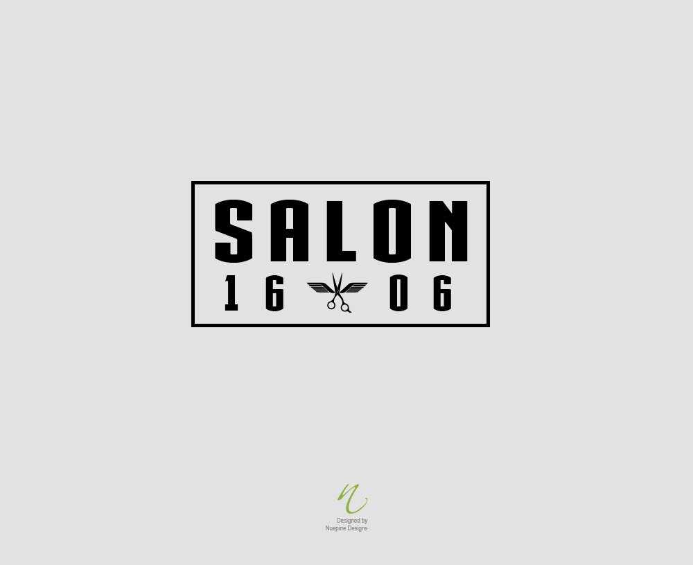 Logo Design by Nuepine Designs for salon 1601 | Design #28465735