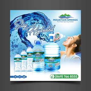 Mountain springs Billboard | Billboard Design by Designers Hub