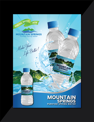Mountain springs Billboard | Billboard Design by Deziners Zone