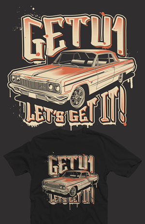 GETU1 is Hip Hop inspired and for car enthusiast. | Diseño de Camiseta por PedagingPlastik
