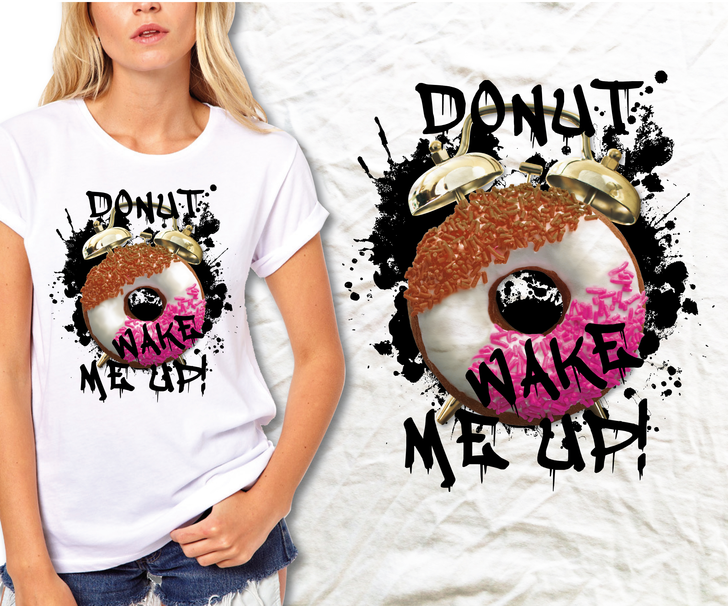 T-shirt Design by Whitebread for WeGETU1 | Design #28526399