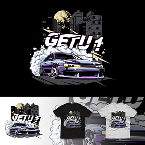 GETU1 is Hip Hop inspired and for car enthusiast. | Diseño de Camiseta por duatitik.std
