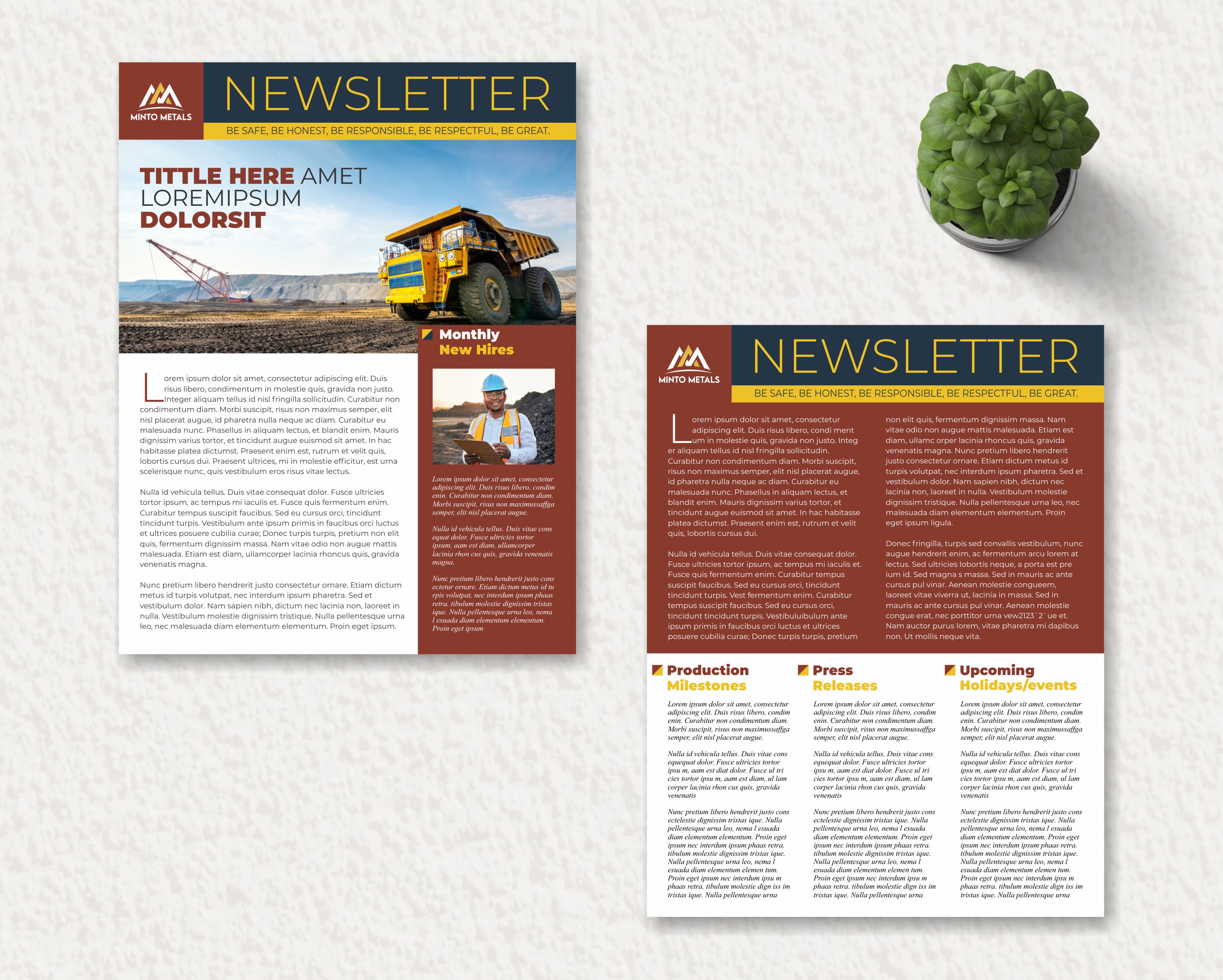 Flyer Design by nng for Minto Metals | Design #28470066
