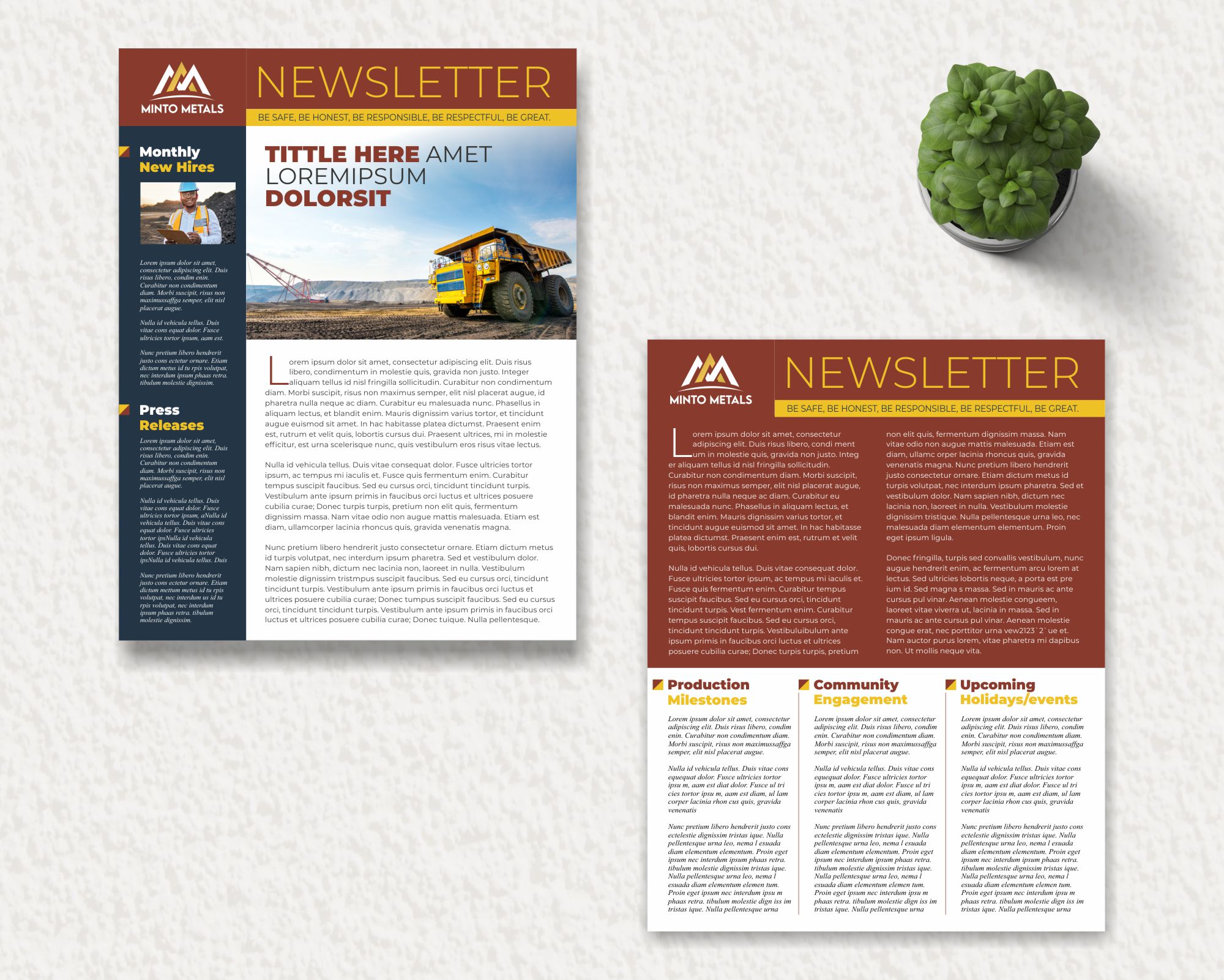 Flyer Design by nng for Minto Metals | Design #28470656