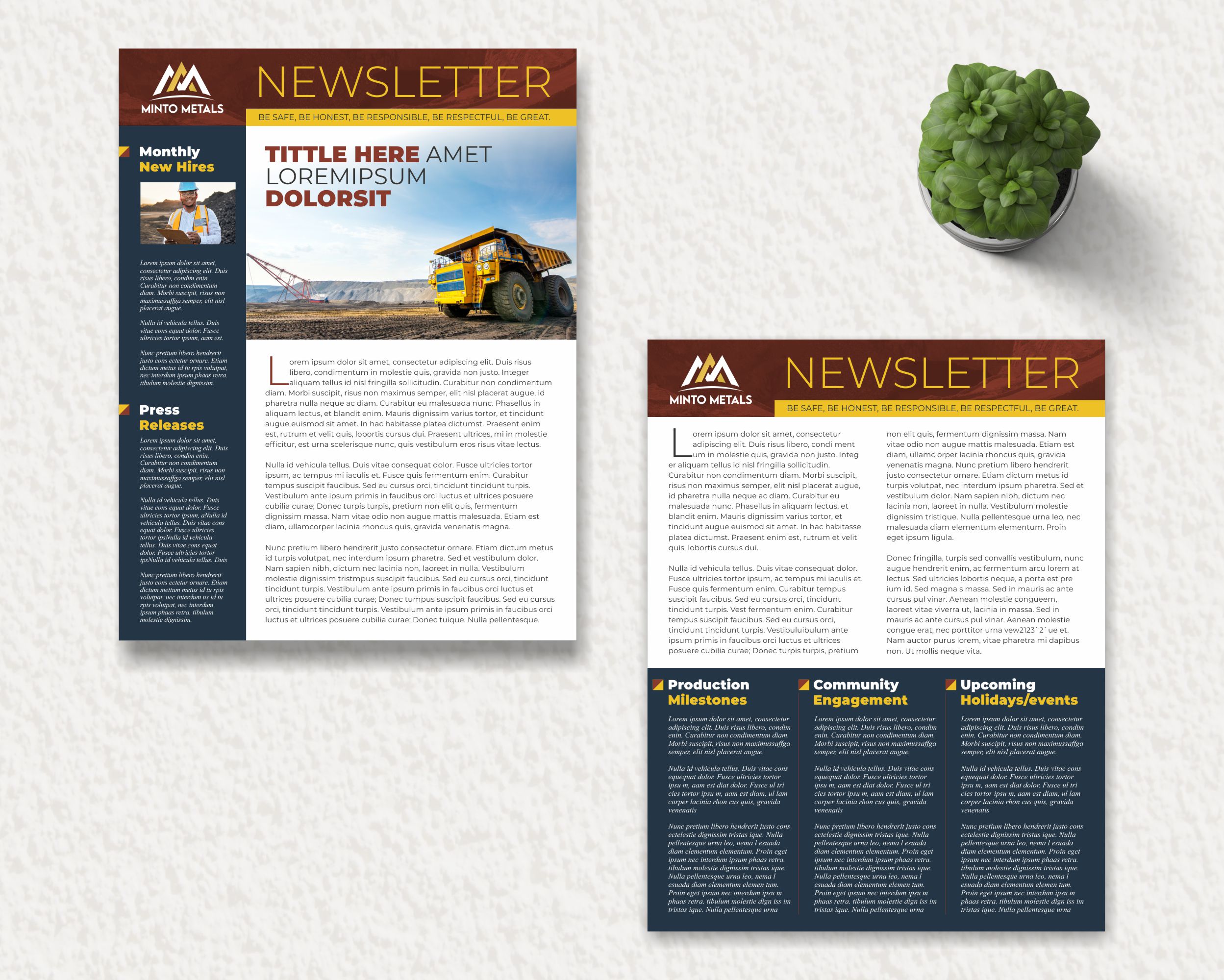 Flyer Design by nng for Minto Metals | Design #28471129