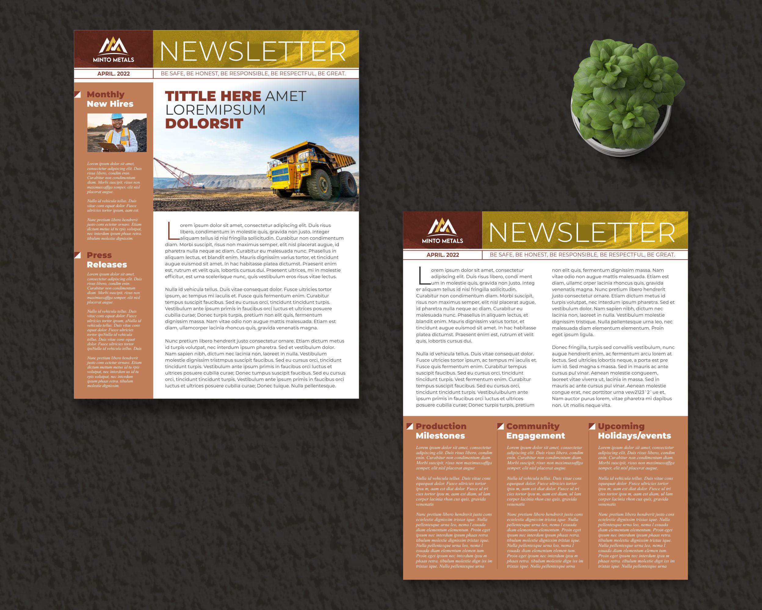 Flyer Design by nng for Minto Metals | Design #28473295