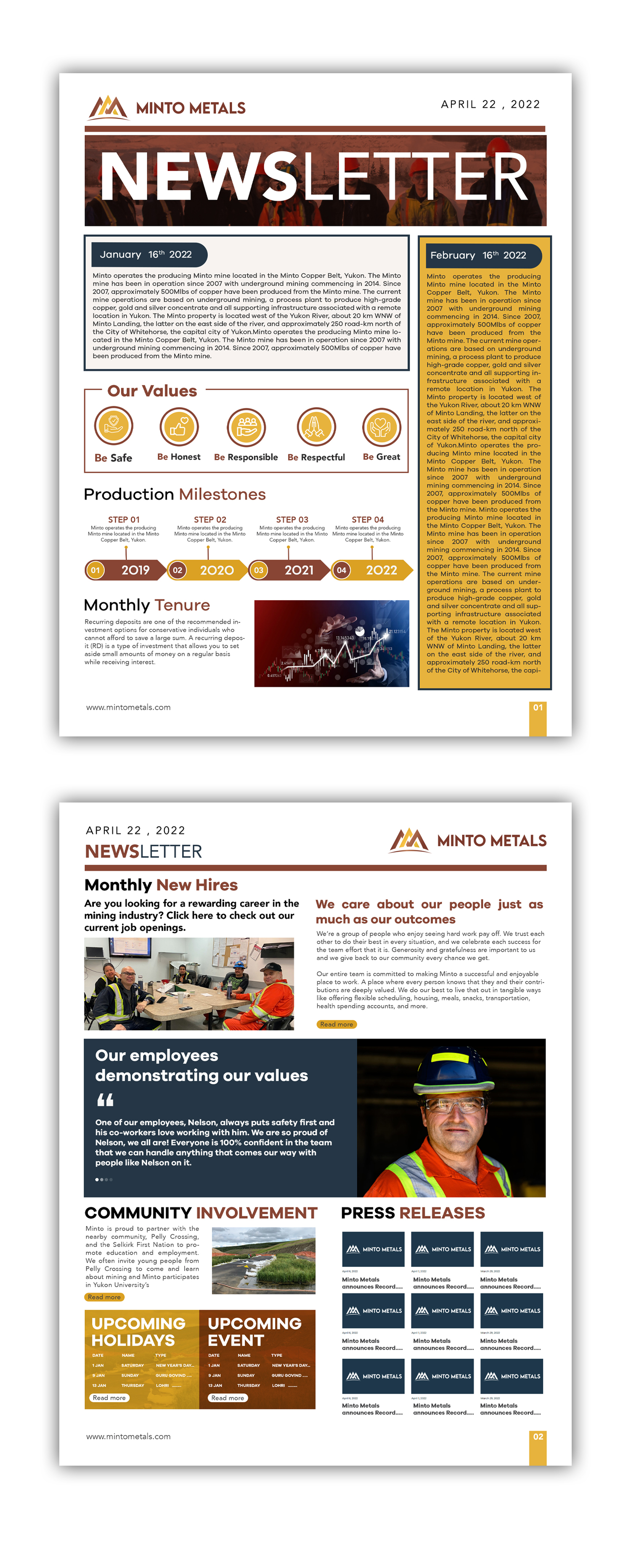 Flyer Design by debdesign for Minto Metals | Design #28469725