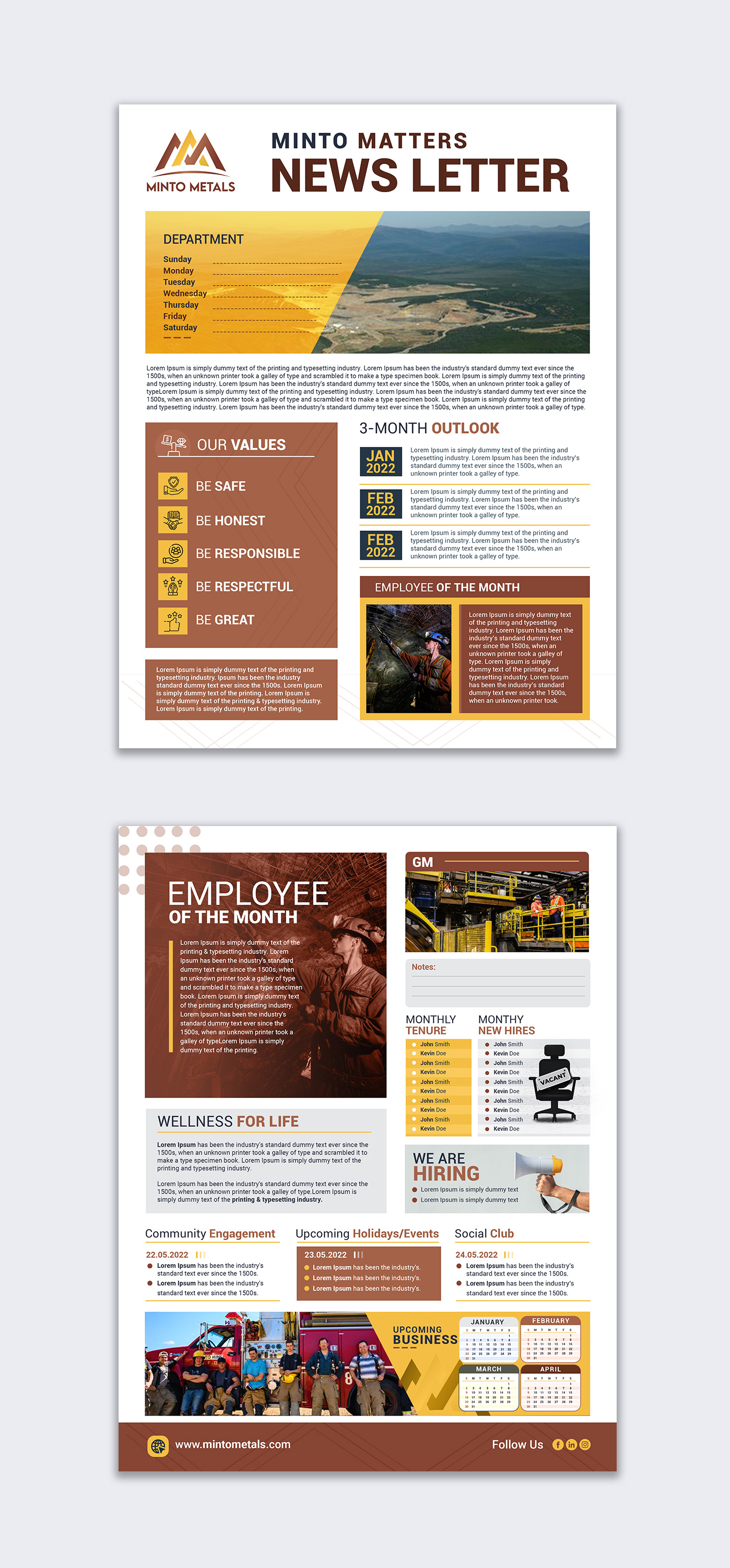 Flyer Design by debdesign for Minto Metals | Design #28518216