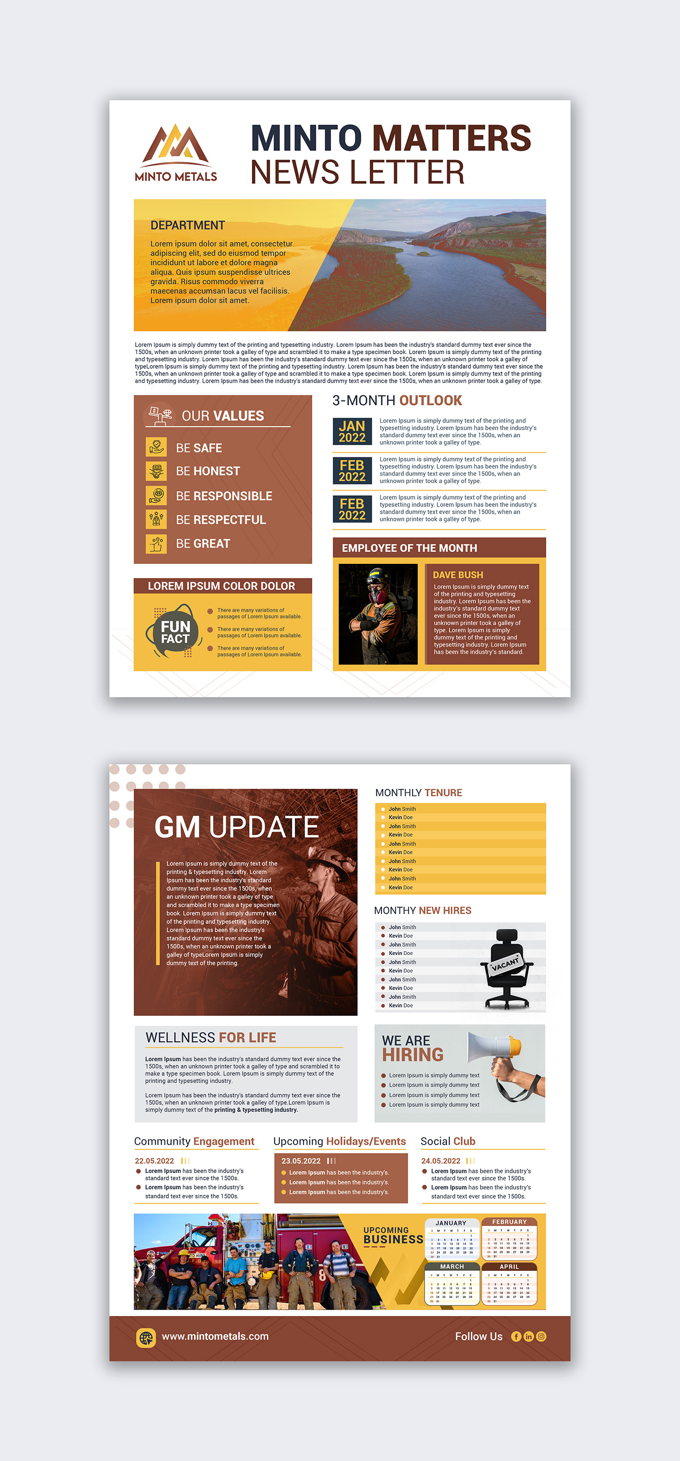 Flyer Design by debdesign for Minto Metals | Design #28529409