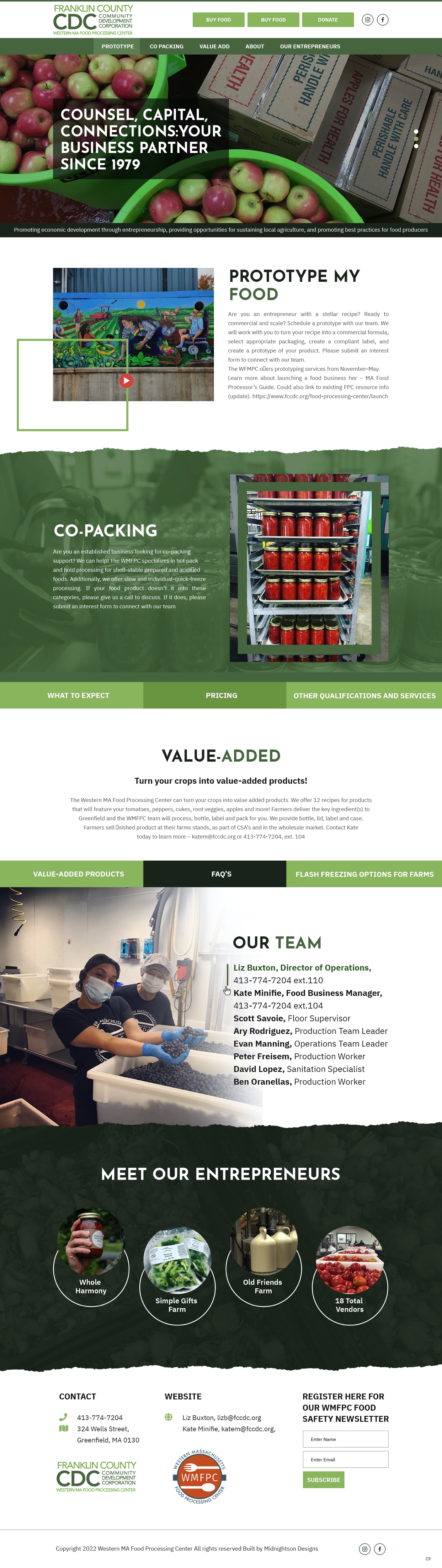 Web Design by pb for MidnightsonDesigns | Design #28471789