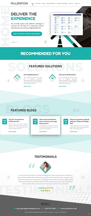 Web Design by pb for this project | Design: #28471621