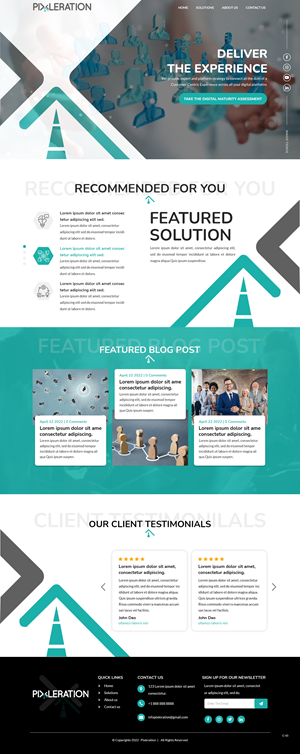 Web Design by pb for this project | Design: #28471624