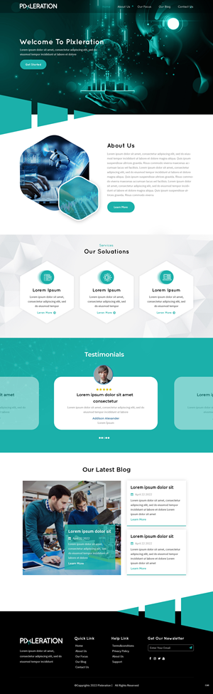 Web Design by pb for this project | Design: #28471629