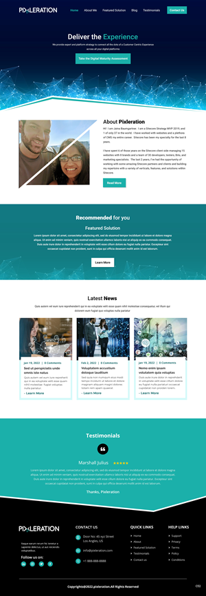 Web Design by pb for this project | Design: #28471636
