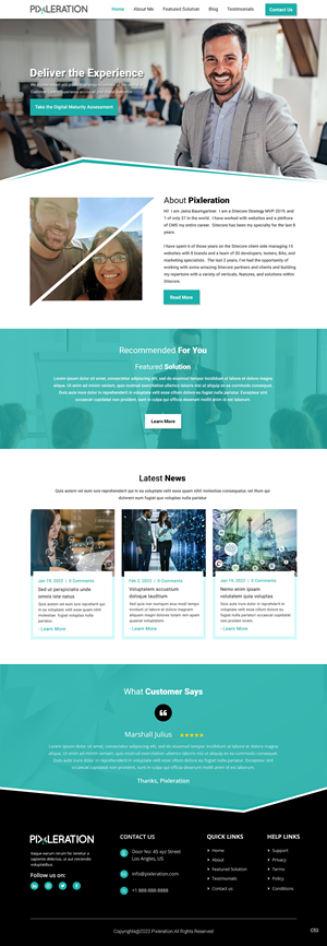Web Design by pb for this project | Design: #28485933