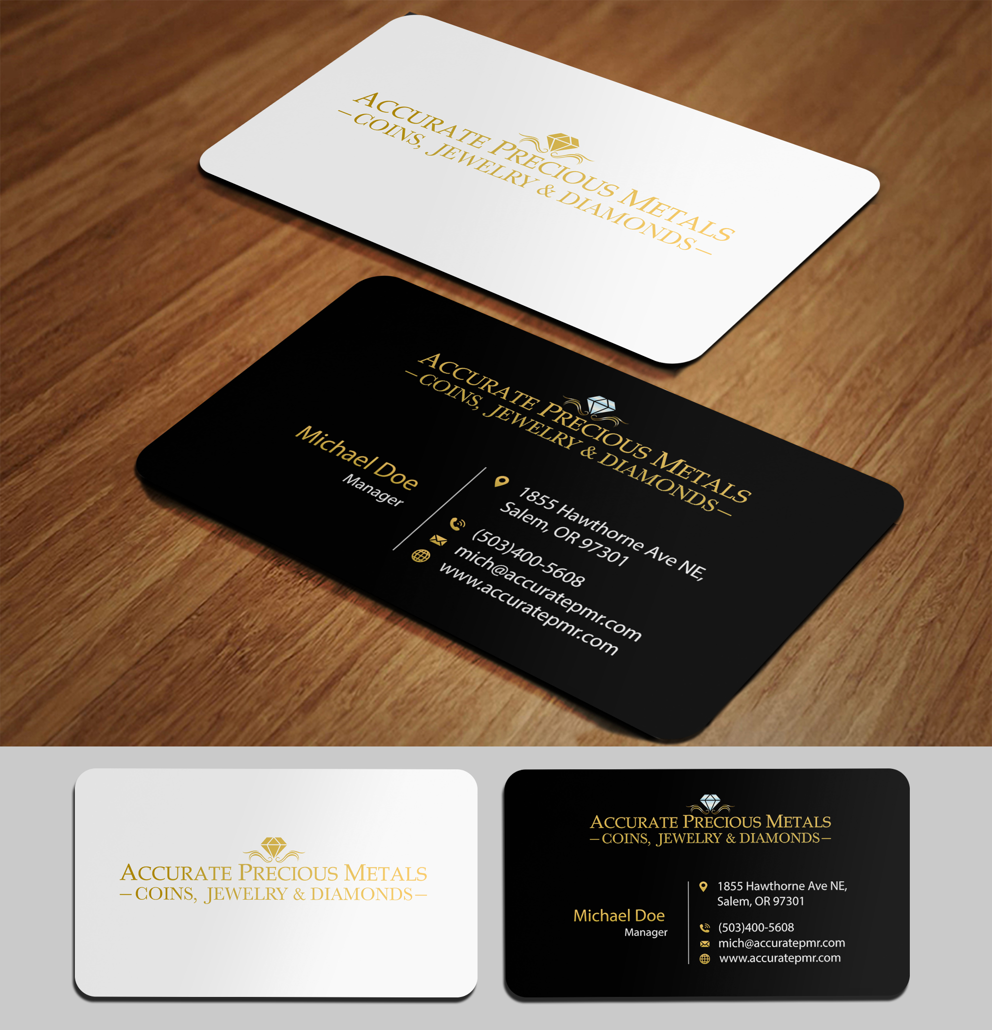 Design de Carte de Visite par acgrapix pour Accurate Precous Metals Refineries | Design #28473457