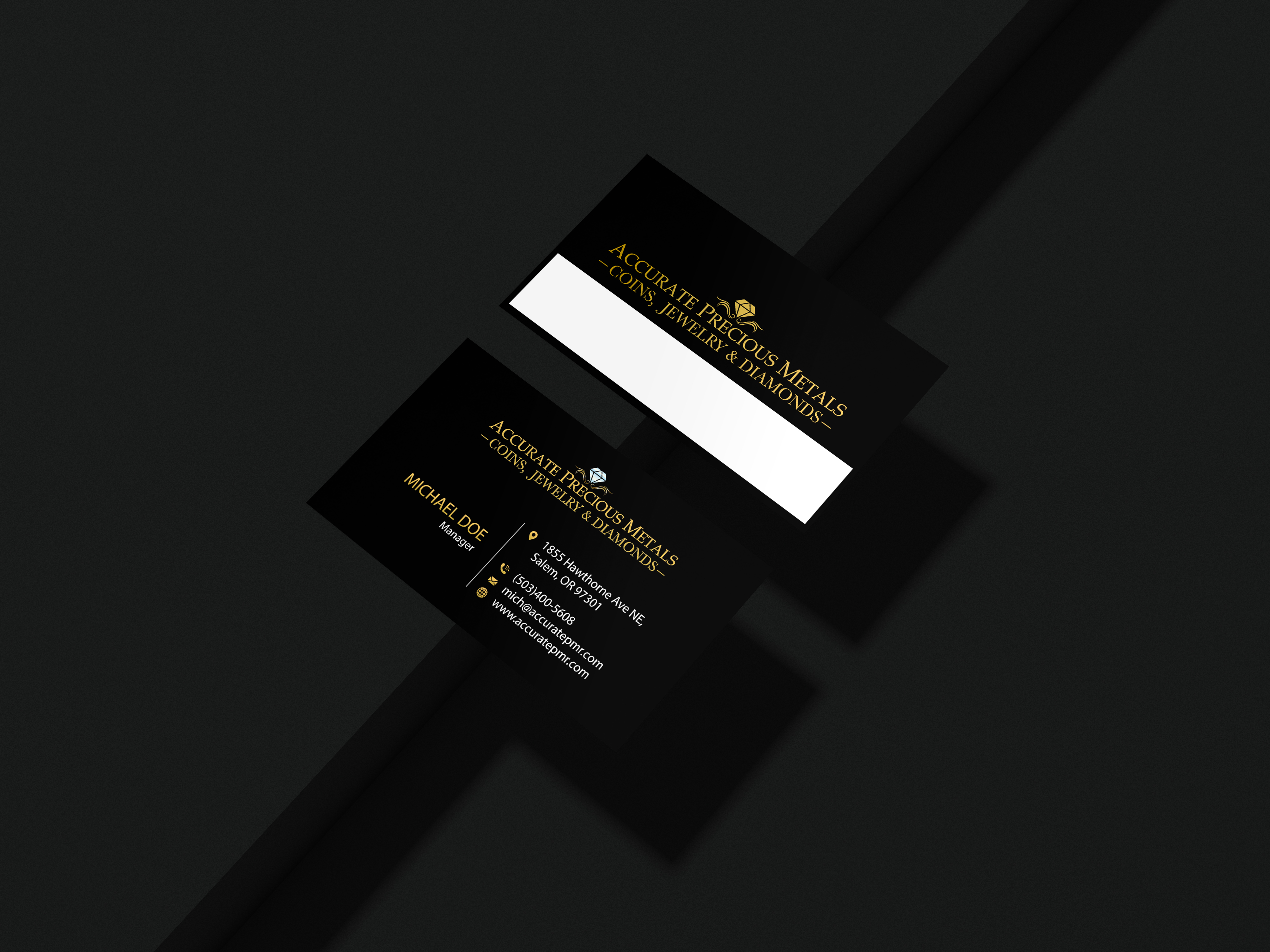 Business Card Design by acgrapix for Accurate Precous Metals Refineries | Design #28480769
