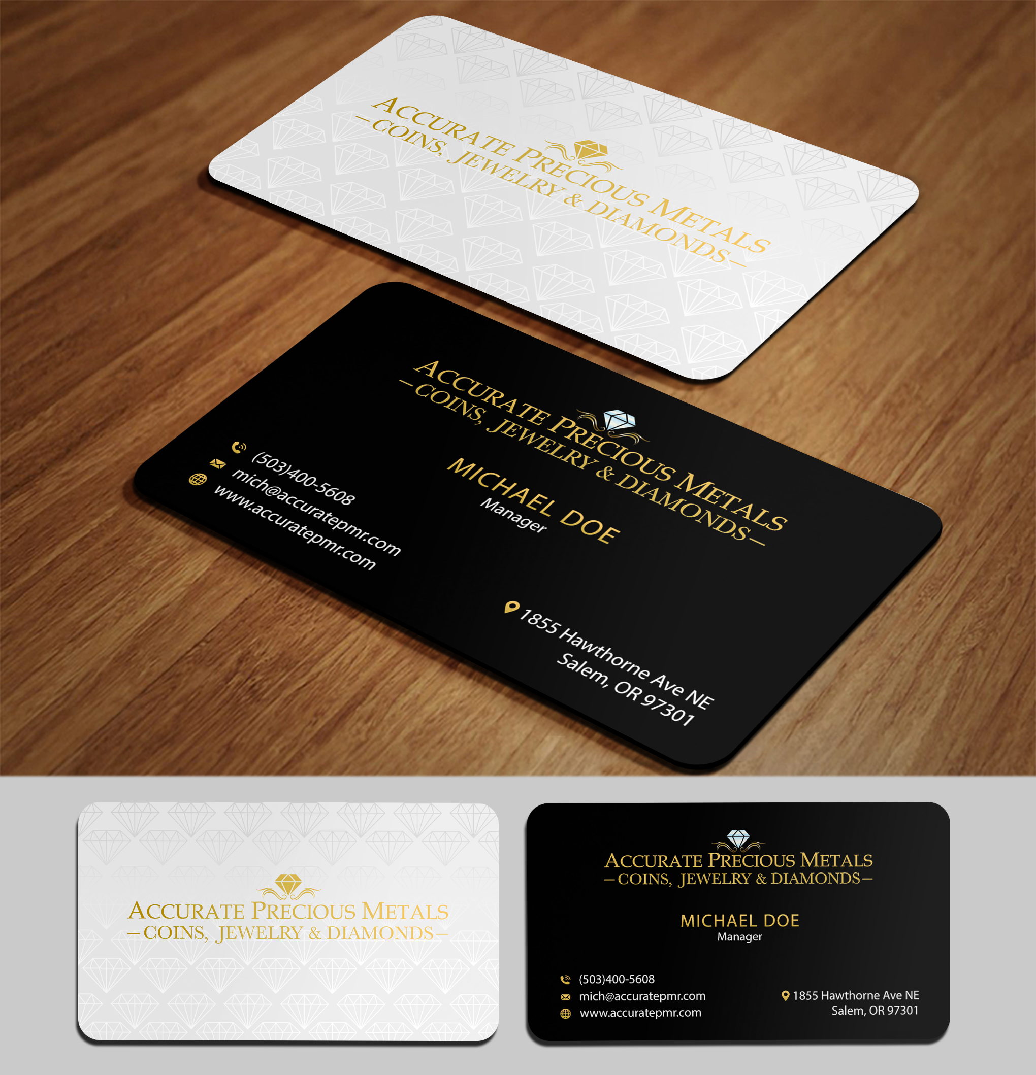 Design de Carte de Visite par acgrapix pour Accurate Precous Metals Refineries | Design #28486281