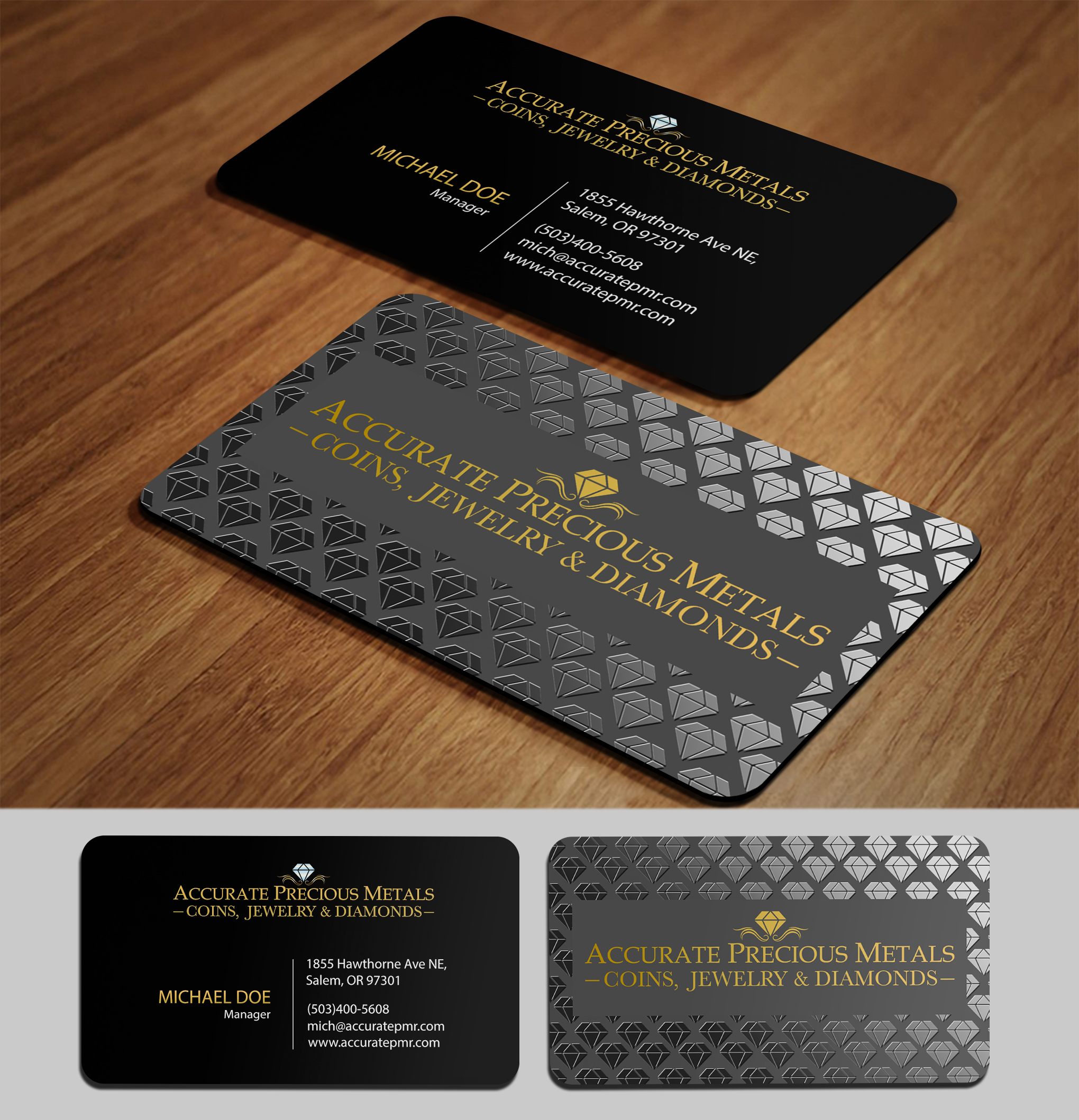 Business Card Design by acgrapix for Accurate Precous Metals Refineries | Design #28491167