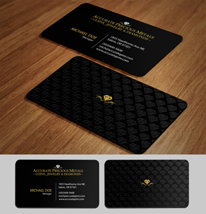 Visitenkarten-Design von acgrapix für Accurate Precous Metals Refineries | Design: #28491473
