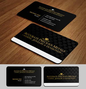 Visitenkarten-Design von acgrapix für Accurate Precous Metals Refineries | Design: #28495835