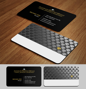 Visitenkarten-Design von acgrapix für Accurate Precous Metals Refineries | Design: #28496557